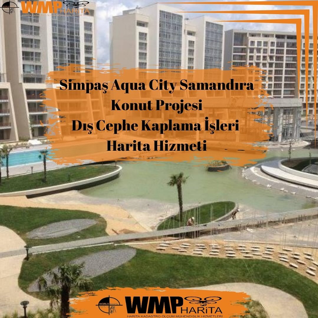 Simpaş Aqua City Projesi Dış Cephe Kaplama işlerine ait Cephe Röleve Aplikasyon